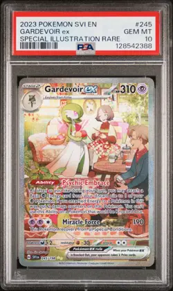 2023 POKEMON SCARLET & VIOLET BASE SET 245/198 GARDEVOIR EX PSA 10 - Image 1