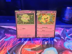 2025 Cottonee MEP018, Whimsicott MEP019 Phantasmal Flames Black Star Promos holo - Image 4