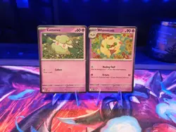 2025 Cottonee MEP018, Whimsicott MEP019 Phantasmal Flames Black Star Promos holo - Image 5