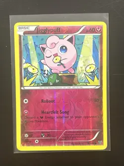 Jigglypuff 87/146 - Pokemon XY Base Set Reverse Holo - NM/LP - Image 1