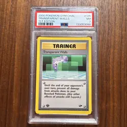 2000 Pokemon Gym Challenge Transparent Walls 1st Edition #125/132 Psa 7 - Image 1