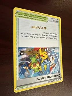 Champions Festival STAFF 2022 World Championships - SWSH296 - Pokemon TCG Promo - Image 3