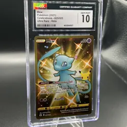 Mew (Secret) 025/025 Celebrations Holo Pokemon TCG Gem mint 10!! - Image 1