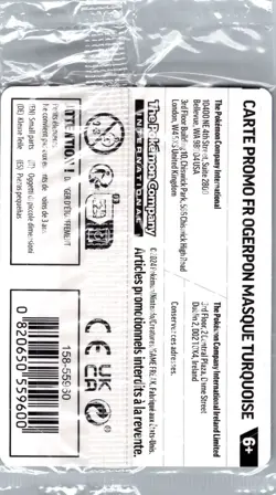 Ogerpon Masque Turquoise Pokemon GameStop Promo 024/167 FR Sealed Holo Exclusive - Image 2