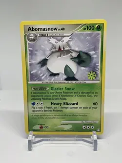 Abomasnow 19/123 Advent Calendar Snowflake Stamped Promo Diamond & Pearl DP - LP - Image 1