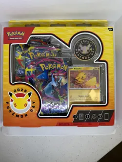 Pokemon TCG 2026 30th Anniversary Box Pikachu Promo Coin Booster Packs - Image 1