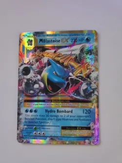 Pokemon TCG M Blastoise EX 22/108 Evolutions Mega Holo Ultra Rare 220 HP - Image 2