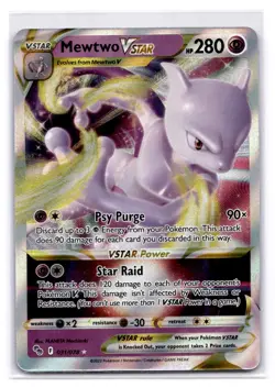 Mewtwo VSTAR Ultra Rare Pokemon GO 031/078 LP-NM - Image 1