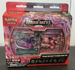 Pokemon TCG Team Rocket’s Mewtwo Ex League Battle Deck - Image 1