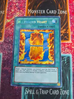 Yu-Gi-Oh! H - Heated Heart RYMP-EN023 Secret Rare 1st Edition MP - Image 1