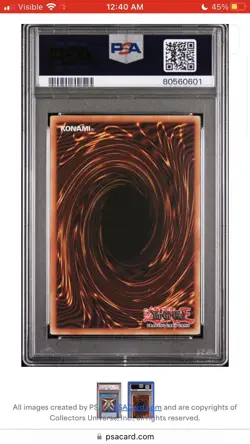 2023 Yugioh 25th Anniversary DCR Shinato, King Of A Higher Plane PSA 10 - Image 2