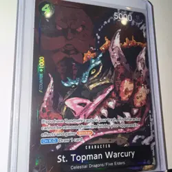 One Piece TCG St. Topman Warcury OP13-089 Alternate Art Rare NM Eng Quick Ship - Image 3