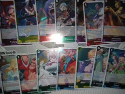 One Piece Card TCG LOT OF 200 ALL HOLOS RARES GOLD FOIL EVENT - Image 4