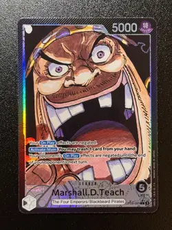 Marshall D. Teach OP09-081 - Alt Art - One Piece TCG Emperors in the New World - Image 1