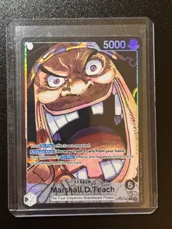 Marshall D. Teach OP09-081 - Alt Art - One Piece TCG Emperors in the New World - Image 3