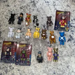 Bearbricks lot 100% with Cards 18 In All - Image 1