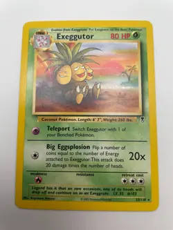 Exeggutor - 23/110 - Pokemon Legendary Collection Rare Card WOTC NM - Image 1