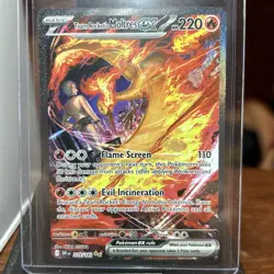 Pokemon Team Rocket's Moltres EX Holo Card 229/182 SIR - Image 1