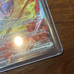 Pokemon Team Rocket's Moltres EX Holo Card 229/182 SIR - Image 5
