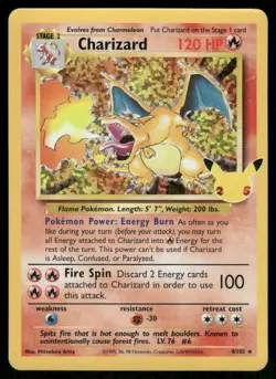 Pokemon Cards Charizard 4/102 Celebrations: Classic Collection NM - Image 1