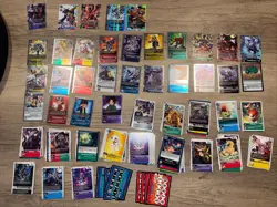 Digimon Trading Card Lot BT07 BT08 Lot Of Approx 180 - Image 1