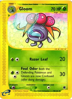 Pokemon TCG Gloom Expedition Base Set Uncommon Card 78/165 DMG - Image 1