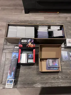 Star Wars Unlimited Spark of Rebellion + Lightspeed Card Lot w/ playmat - Image 4