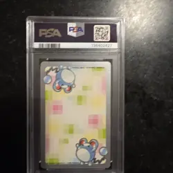 2000 POKEMON SILVER VERSION PART 2 PLAYING CARDS JOKER #172 PICHU PSA 8 - Image 2