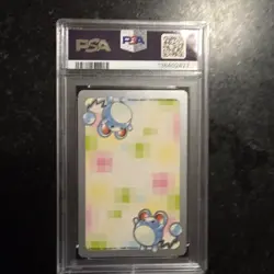 2000 POKEMON SILVER VERSION PART 2 PLAYING CARDS JOKER #172 PICHU PSA 8 - Image 3