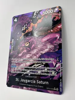 St. Jaygarcia Saturn Alt Art OP13-083 One Piece Card Game English NM+ - Image 2