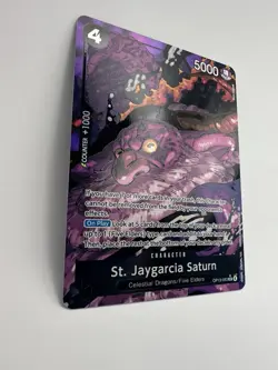 St. Jaygarcia Saturn Alt Art OP13-083 One Piece Card Game English NM+ - Image 3