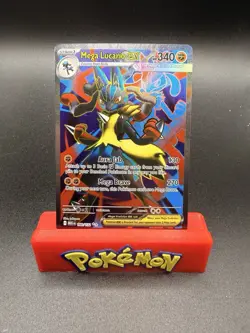 Mega Lucario ex 160/132 Mega Evolution Ultra Rare Pokemon Card Mint NM - Image 1