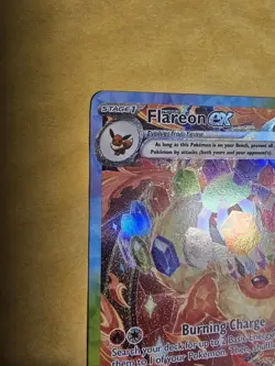 Pokemon TCG Flareon EX SAR 146/131 Prismatic Evolutions Card NM Condition - Image 2