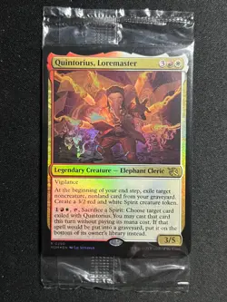 Quintorius Loremaster Prerelease Foil Promo MTG Magic 2023 March of Machine NM/M - Image 1