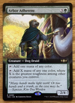 MTG Tarkir Dragonstorm Commander, Arbor Adherent - Extended Art - Image 1
