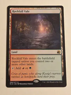Rockfall Vale X1 MID MTG Innistrad: Midnight Hunt - Image 1
