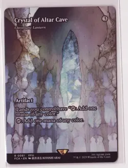 Crystal of Altar Cave - Chromatic Lantern (Showcase) Final Fantasy 0061 MTG - Image 1
