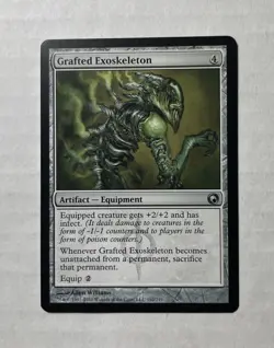 Grafted Exoskeleton X1 - NM - Scars of Mirrodin MTG Magic The Gathering English - Image 1