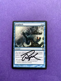 MTG Magic Snapback Signed Artist Proof X1 Time Spiral Alan Pollack - Image 1