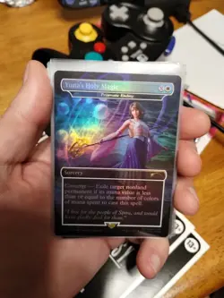 Yuna's Holy Magic - Prismatic Ending (Rainbow Foil) Secret Lair Drop Foil - Image 1