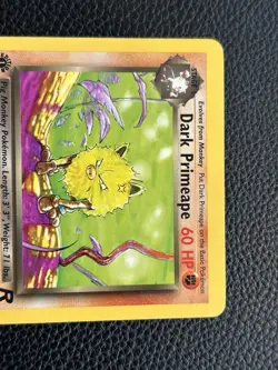 Dark Primeape 43/82 Team Rocket 1st First Edition Pokemon Card In NM Condition - Image 2