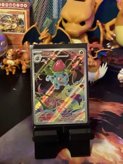 Pokemon TCG Ivysaur 134/132 Me01 Illustration Rare Stage 1 110 LP Holo English - Image 1