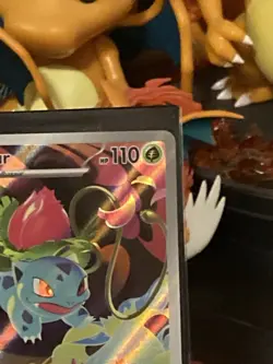 Pokemon TCG Ivysaur 134/132 Me01 Illustration Rare Stage 1 110 LP Holo English - Image 4