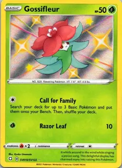 Pokemon TCG Gossifleur Shining Fates: Shiny Vault SV010/SV122 NM (SKU 1-3) - Image 1