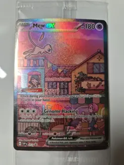 Mew ex SVP 053 Pokemon TCG Scarlet Violet 151 Black Star Promo Full Art SEALED - Image 1