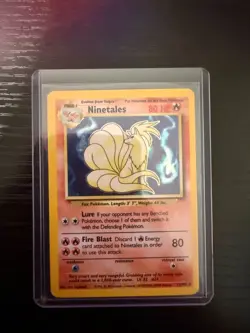 Pokemon TCG - NINETALES - 12/102 - HOLO RARE - UNLIMITED - BASE SET 1999 - LP - Image 1