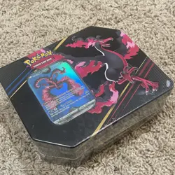 Pokemon TCG - Crown Zenith Tin [Galarian Moltres] - FACTORY SEALED - Image 4