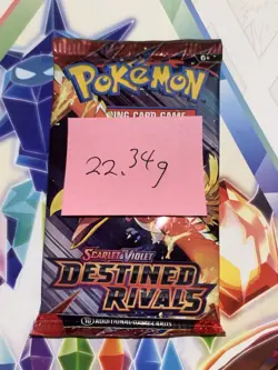 (VERY HEAVY) 22.34g Pokemon TCG Destined Rivals Booster Pack (SEALED)✅ - Image 2