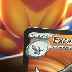 Pokemon TCG Excadrill EX 160/086 Full Art Ultra Rare Black Bolt Pack To Sleeve - Image 2