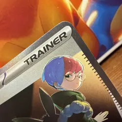 Pokemon TCG Penny Paldean Fates Trainer 239/091 Illustration Rare Pack To Sleeve - Image 3